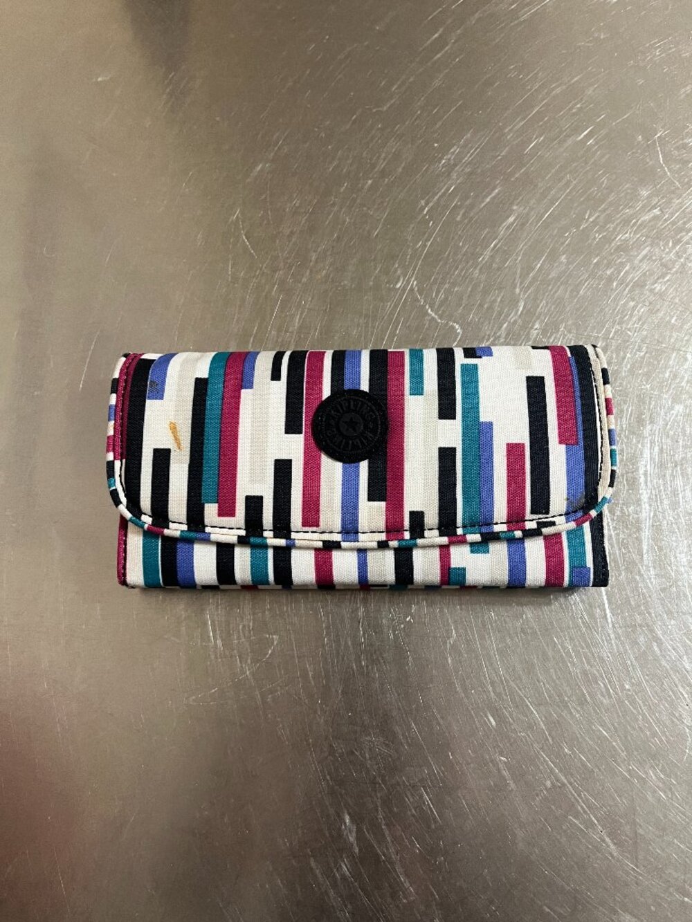 KIPLING Money Land Snap Wallet Wristlet Multicolor